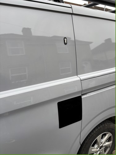 Van Security Latch Protection Plate Side